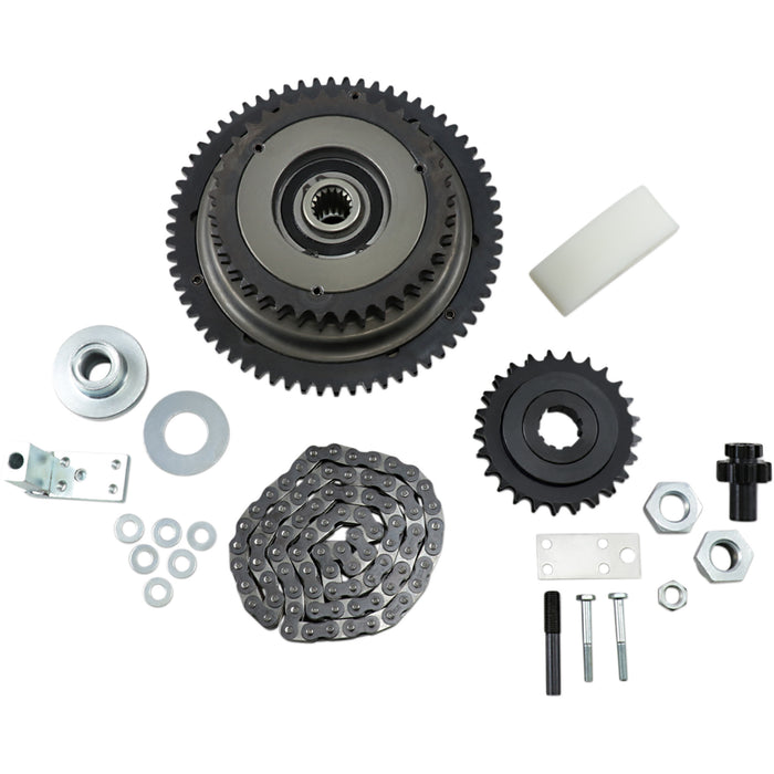 BELT DRIVES LTD. 1120-0179 CDBCS-1-90 Primary Chain Drive Kit with Ball-Bearing Lock-Up Clutch Primary Drive with Lockup