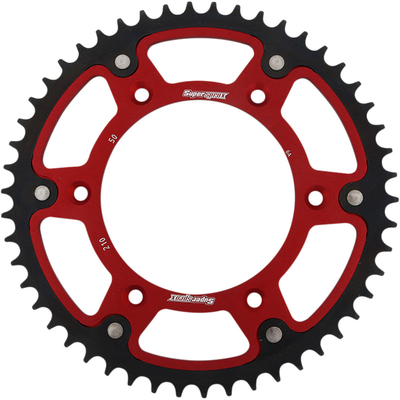 SUPERSPROX 1210-1976 RST-210-50-RED Stealth Rear Sprocket 50 tooth - red - honda