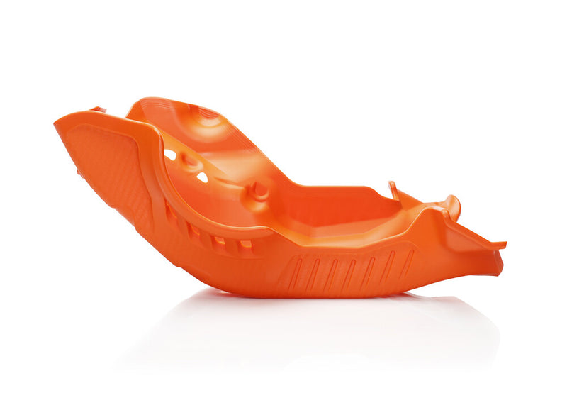 Acerbis Skid Plate Orange White - 2791635321 KTM EXC-F 250 / EXC-F 350 / XCF 350 / XCF 450 2020-2023
