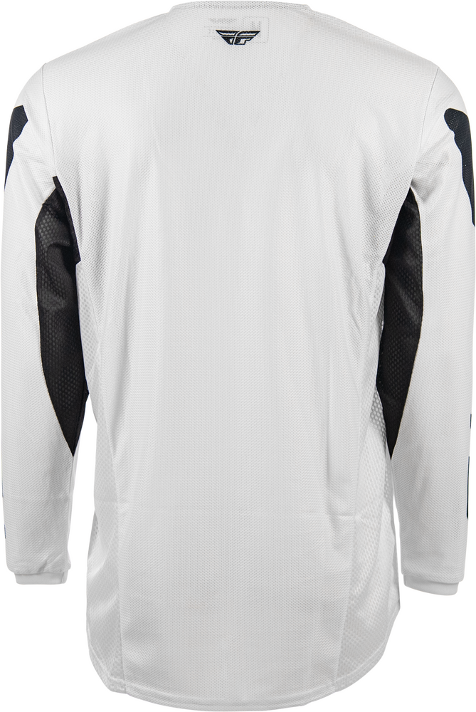Fly Racing 380-3102X 380-3102X KINETIC MESH JERSEY WHITE/BLACK 2X
