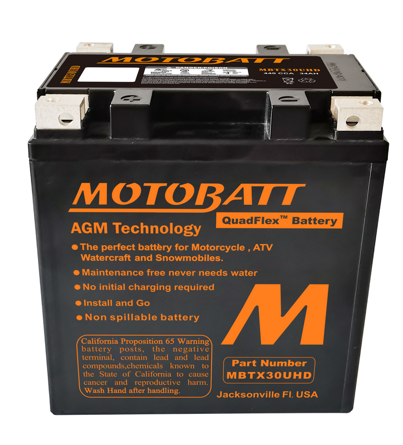 Motobatt Battery Sealed Factory Activated - MBTX30U(HD)
