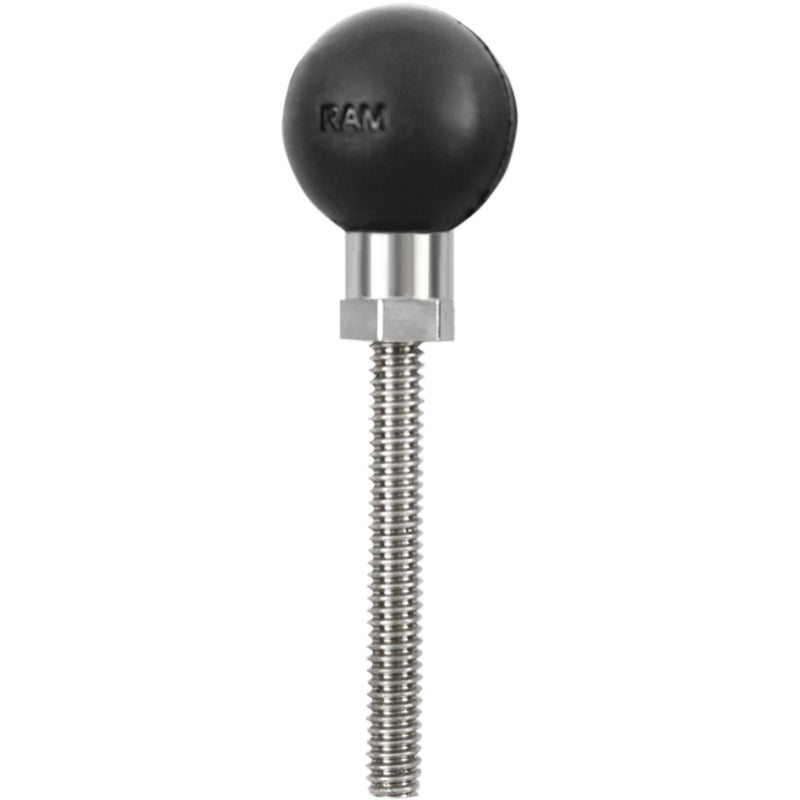 RAM MOUNTS 0636-0062 RAM-B-273U Ball Accessory Base Adapter for B-Size Socket Arm Ball Mount - 1/4"-20 x 1/4" Base - Hex