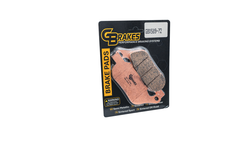 Gbrakes Brake Pads HH Sintered Rear - GB0589-72 For Harley Motorcycles 2008-2017