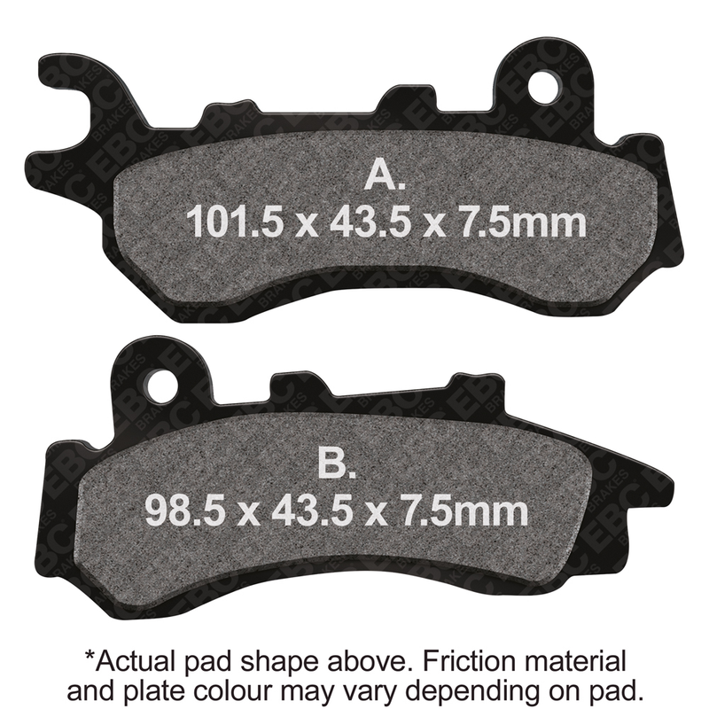 Ebc 153-723 SFA723 BRAKE PADS SFA723 ORGANIC SCOOTER