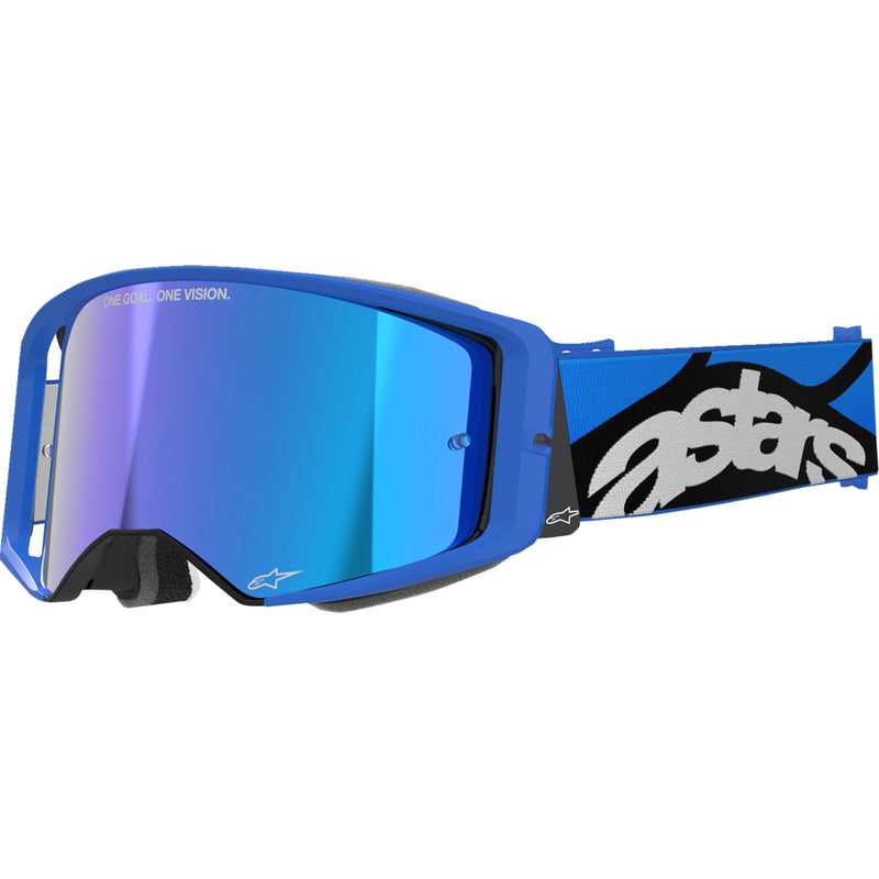 ALPINESTARS GOGGLES 2601-3766 5100625-7271 Supertech Stream ABS Vision Goggle Supertech Goggle - Stream - Blue - Blue Mirror