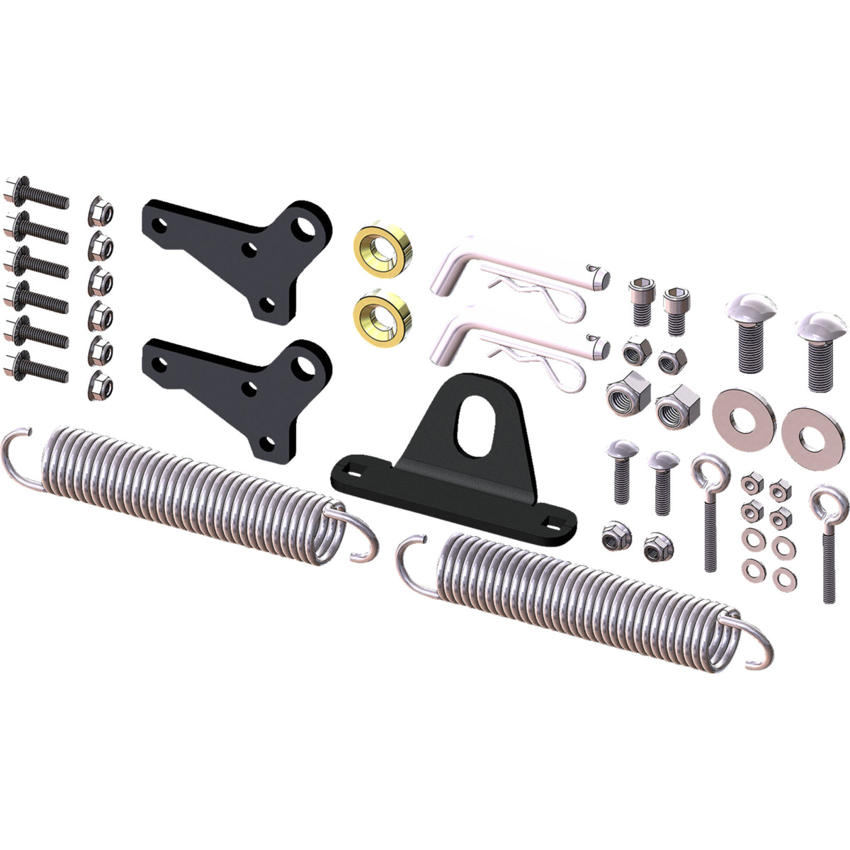 KFI PRODUCTS 4501-1173 106315-R Push Tube Parts Kit Square Push Tube K ...