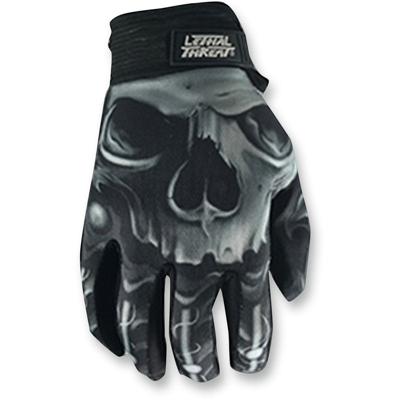LETHAL THREAT 3301-3108 GL15004M Skull Gloves black - medium