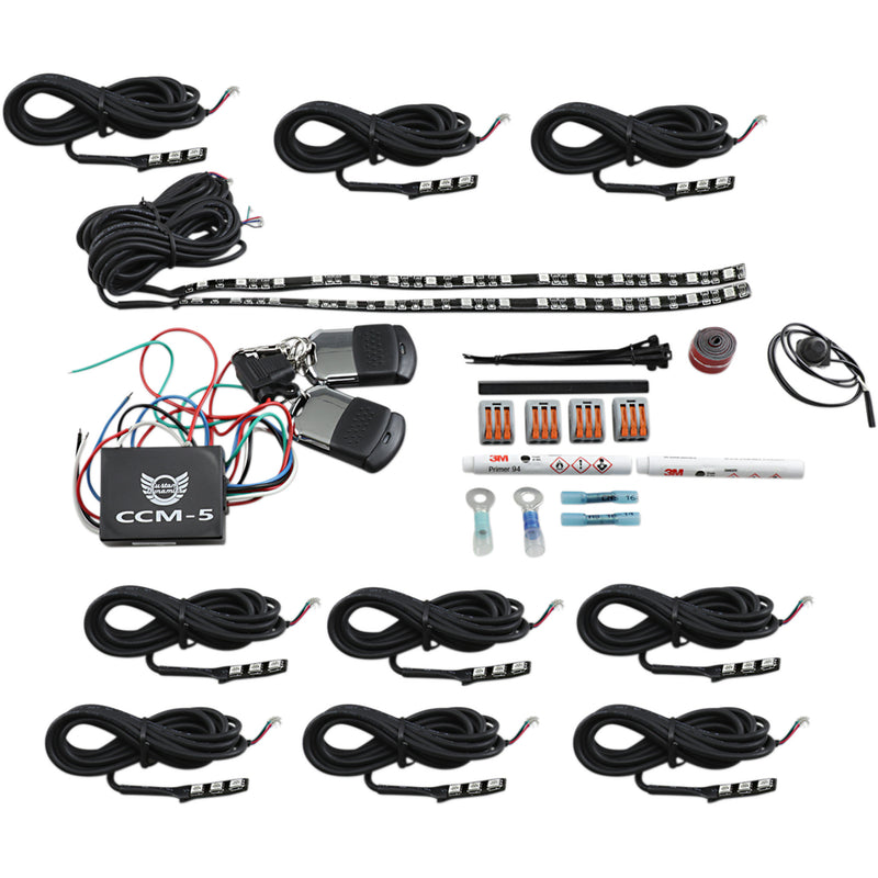 Custom Dynamics Magical Wizards™ Accent Light Kit - CD-IND-TMWK1 For Indian 1922-1943