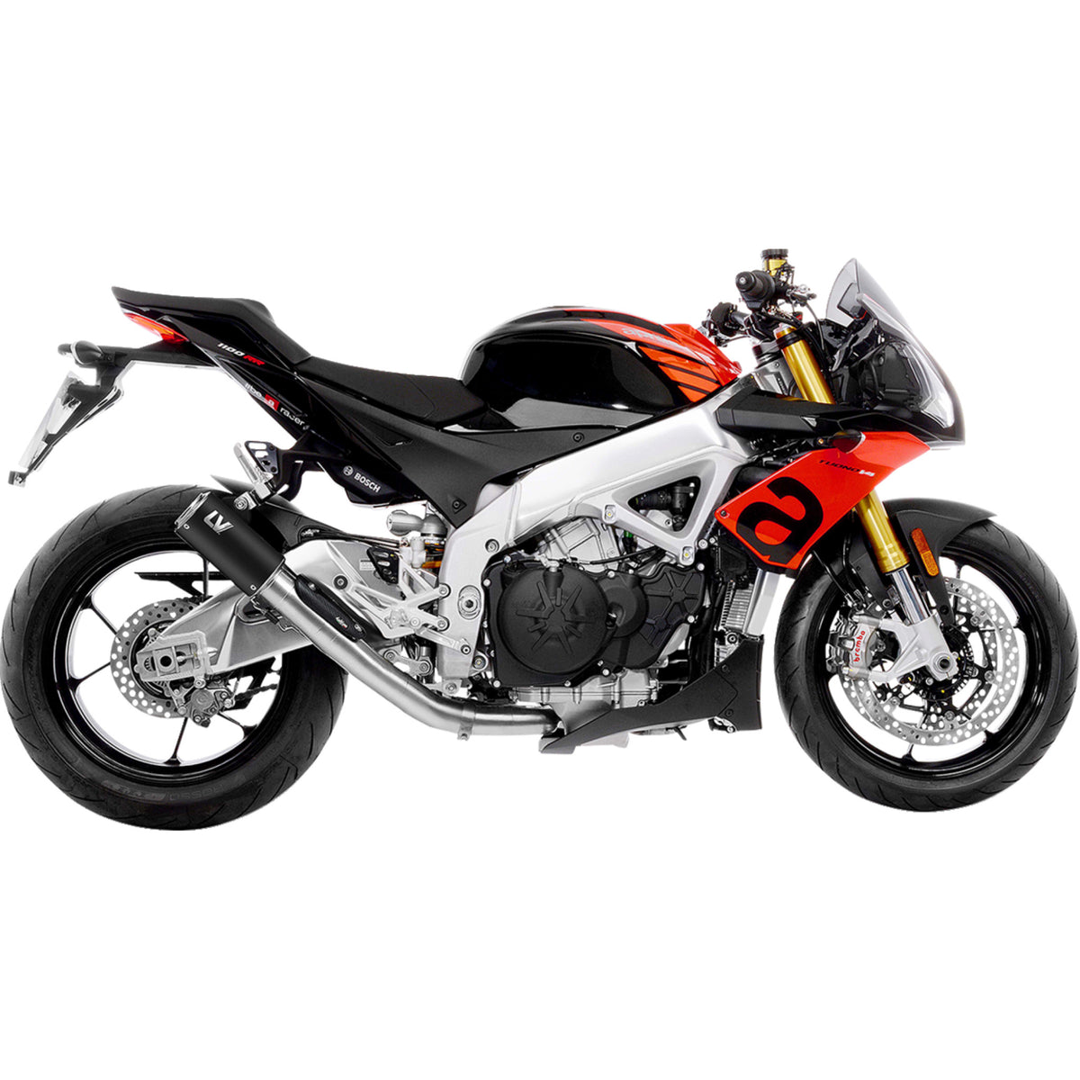 leonoah LEOVINCE 1811-4306 15401BU LV Corsa Black Edition Slip-On Muffler