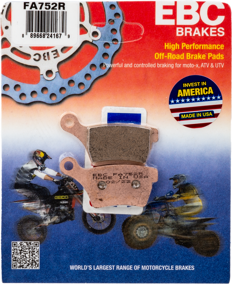 EBC Brake Pads Sintered R Series - FA752R