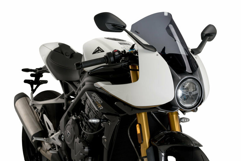 Puig Hi-Tech Parts Windscreen R-Racer Dark Smoke TRI - 21262F Triumph Speed Triple 1200 2023-2024