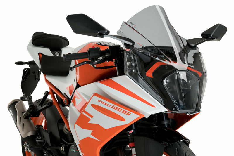 Puig Hi-Tech Parts Windscreen Z Racing Smoke - 21476H KTM 390 2022-2024