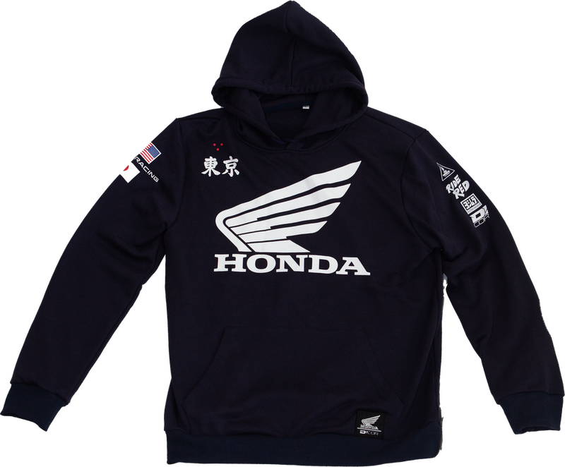 D-cor 862-811262X 85-209-5 HONDA FACTORY SWEATSHIRT NAVY XXL