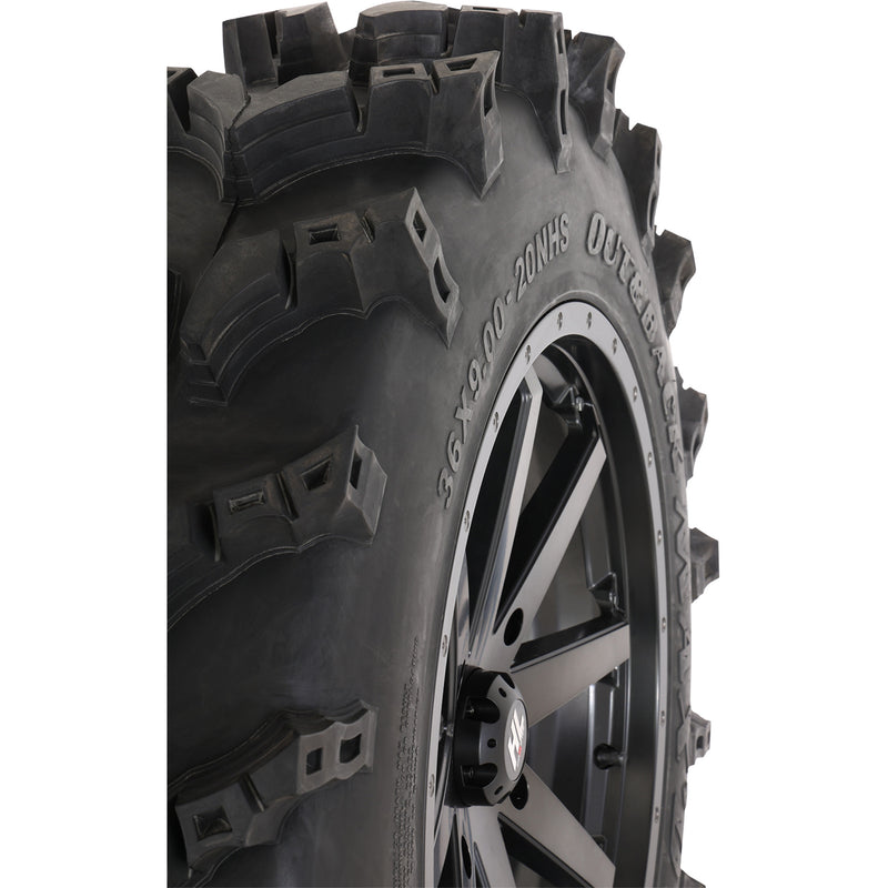 HIGH LIFTER 0320-1243 001-2050HL Out&Back Max'D Tire Tire - Out&Back Max'D - Front/Rear - 33x9-20 - 8 Ply