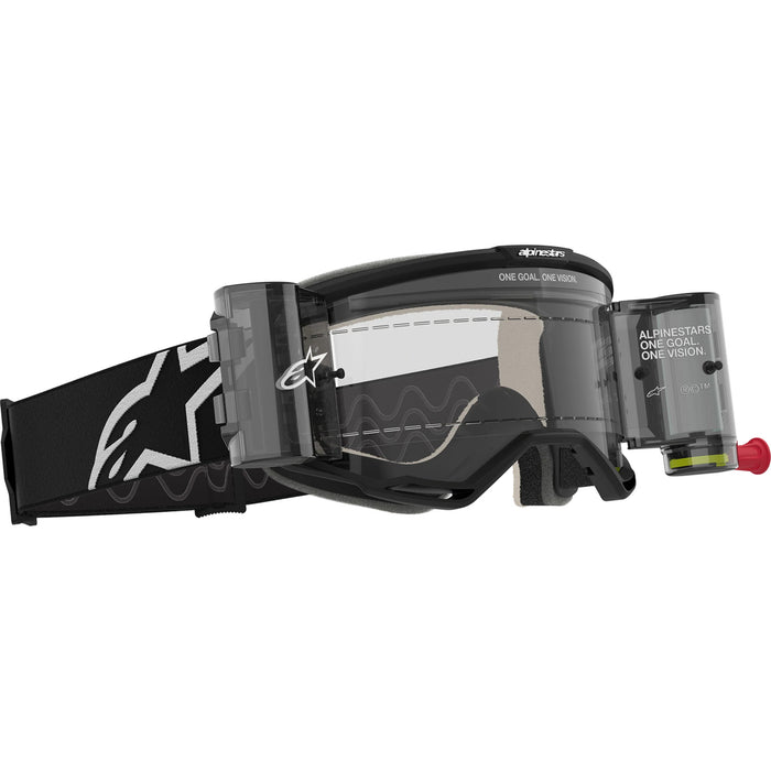 ALPINESTARS GOGGLES 2601-3776 5102825-1529 Vision 5 Corp Roll-Off Goggle Vision 5 Roll-Off Goggle - Corp - Black - Clear