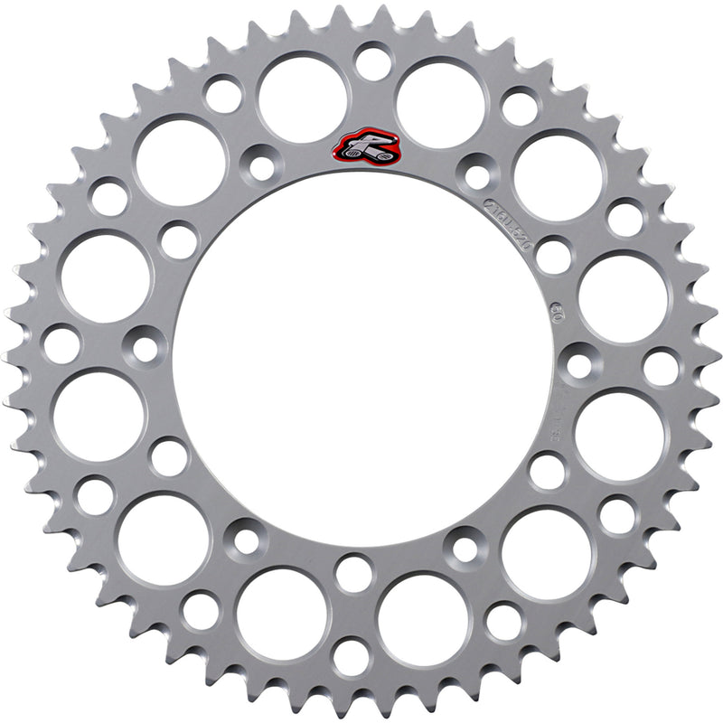 Renthal Ultralight Rear Sprocket Aluminum 50 Tooth Silver Husqvarna Sherco Gas - 216U-520-50GPSI Sherco Dirt Bikes 2004-2013