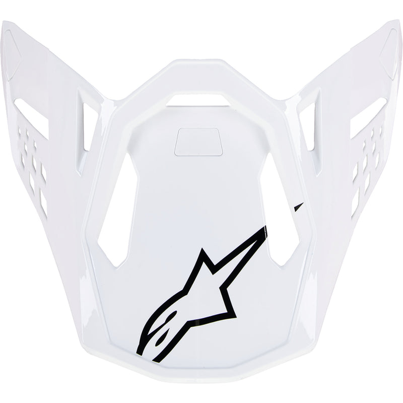 ALPINESTARS 0132-1716 8980123-2180-OS Supertech M10 Helmet Visor Supertech M10 Visor - Solid - Gloss White