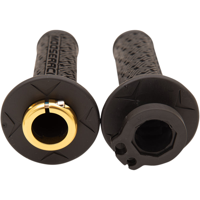 MOOSE OFFROAD 0630-2535 B36MRB-D 36 Series Clamp-On Grips Grips - Lock-On - Black/Gold