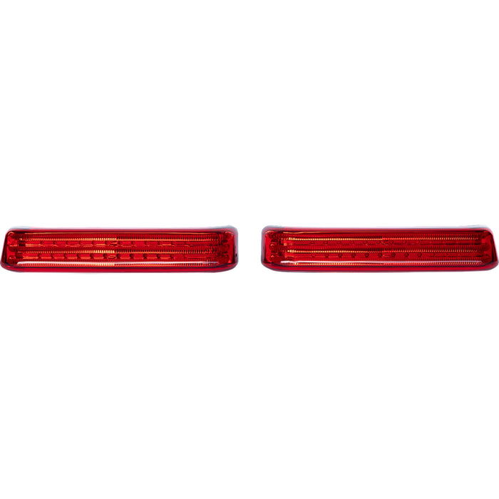CUSTOM DYNAMICS 2040-2271 PB-SB-HD-BR ProBEAM® BAGZ™ LED Saddle Bag Lights - Saddlebag Lights - Black/Red
