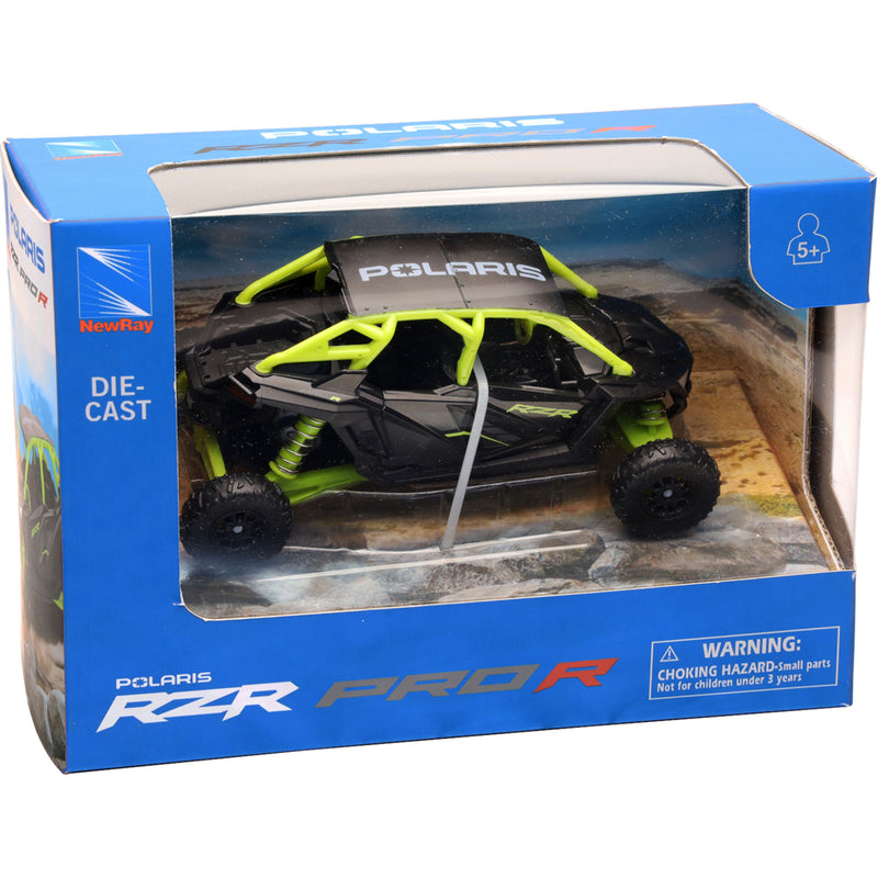 NEW RAY TOYS 7001-0116 07393 Mini Polaris RZR Pro R4 Polaris RZR Pro R4 - 1:18 Scale - Black
