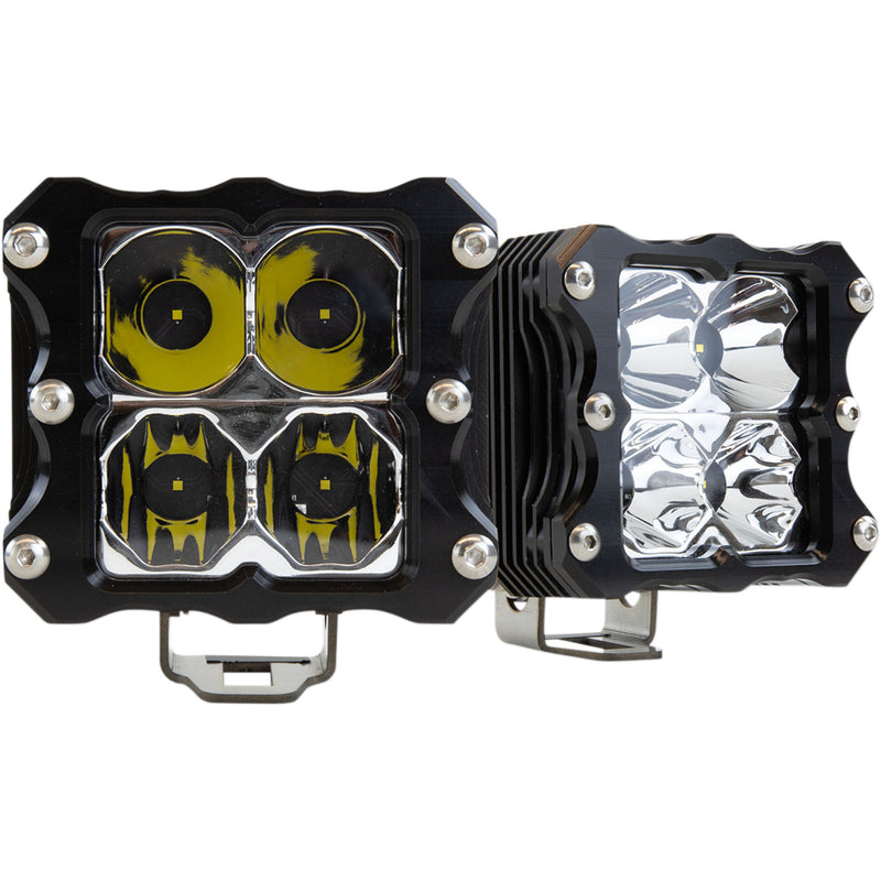 HERETIC 2001-2162 52209 6-Series Quattro Light LED Quattro Light - Spot/Flood - Pair