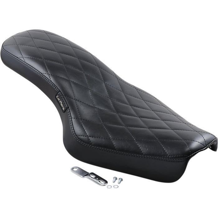 LE PERA 0804-0592 LK-076DM Cobra Full-Length Seat - Diamond - Black - XL '04-'22