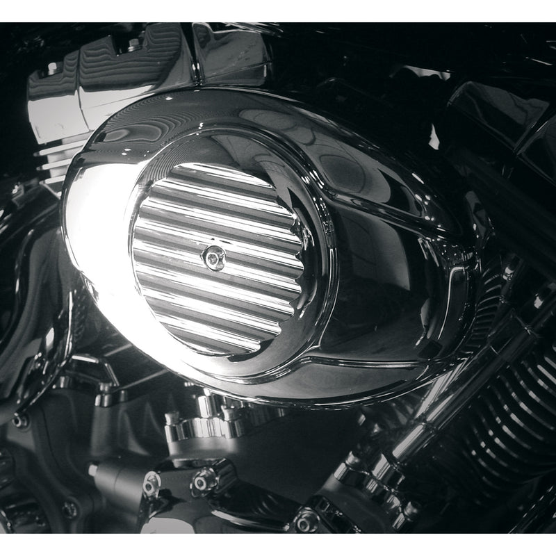 Joker Machine Finned Air Cleaner Insert - 02-21FN For Harley Motorcycles 1999-2016