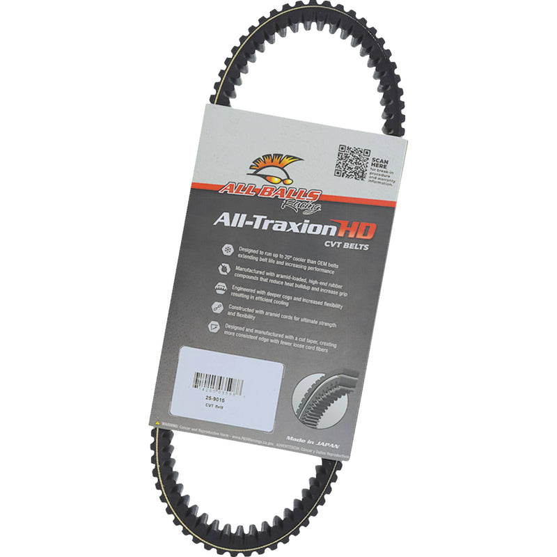All Balls All-Traxion Belt - 25-9015 Can-Am Outlander / Renegade / Commander / Maverick 2006-2025