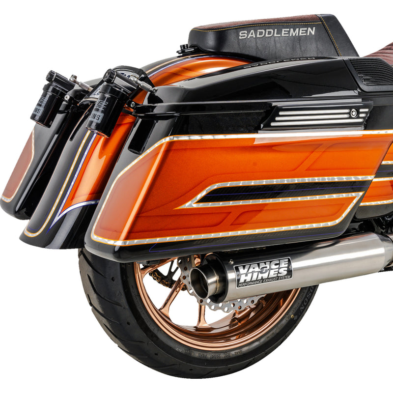 Vance & Hines Supersport 2-Into-1 Exhaust System - 27345 For Harley Touring 2017-2026