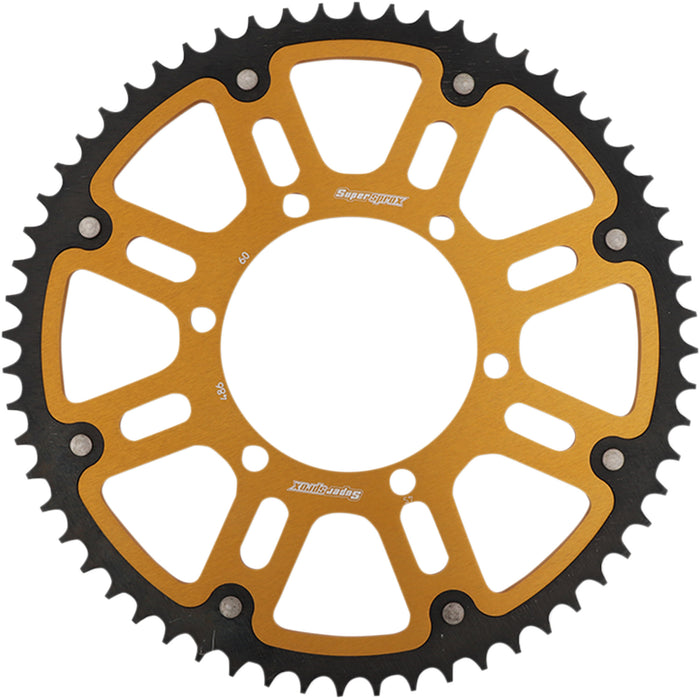SUPERSPROX 1210-2016 RST-486-60-GLD Stealth Rear Sprocket 60 tooth - gold - kawasaki/yamaha/suzuki
