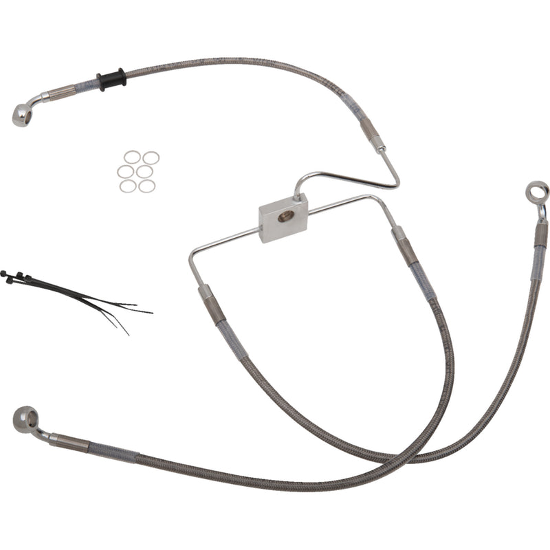 Drag Specialties Brake Line - 1741-5845 For Harley 1200 Roadster 2016-2020