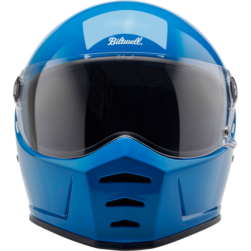 BILTWELL Lane Splitter 22.06 Helmet Gloss - Tahoe Blue