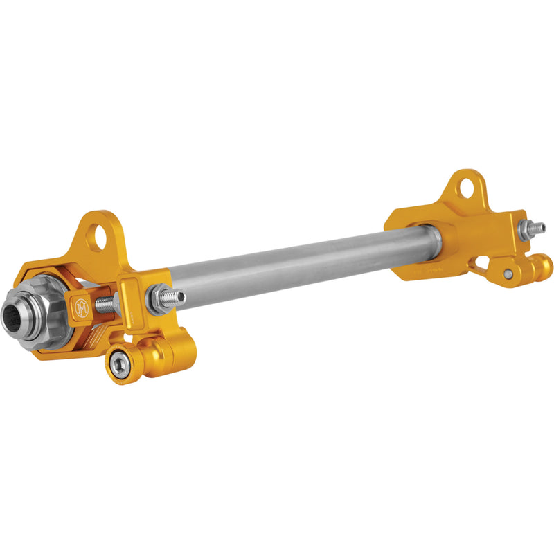 Performance Machine (pm) Axle Adjuster - 0117-0028M-G For Harley Touring 2009-2022