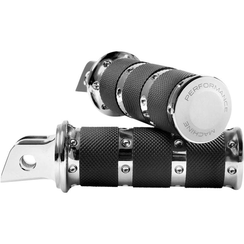 Performance Machine (pm) XLS Footpegs - 0035-1247M-CH For Harley Softail 2018-2022