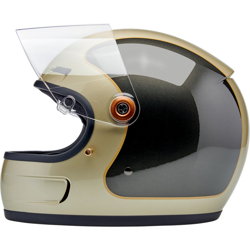 BILTWELL Gringo SV Helmet Tracker - Gloss Metallic Champagne/Charcoal