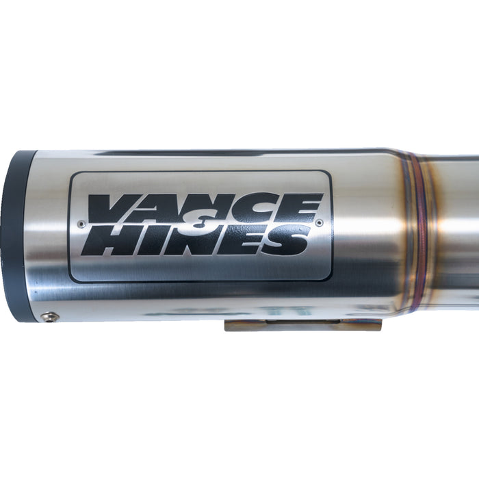 VANCE & HINES 1800-2592 27321 Hi Output RR Exhaust System - Brushed