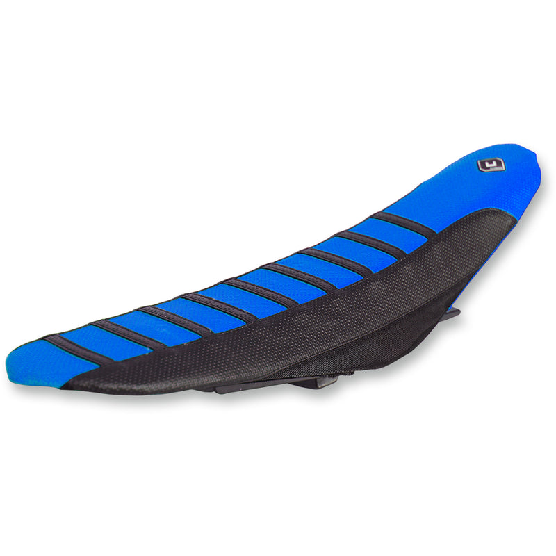 FLU DESIGNS INC. 0821-2284 55702 Pro Rib Seat Cover blue/black - husqvarna '16-'19