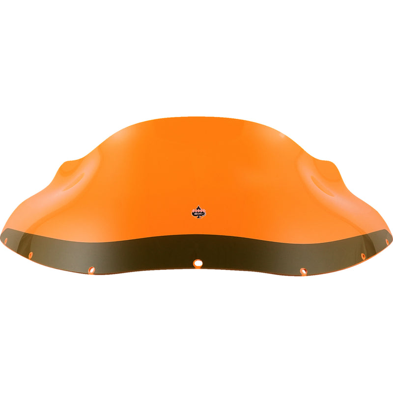 KLOCK WERKS 2310-0771 KWW-02-0608 Kolor Flare™ Windshield - 9" - Orange Ice - FXRP