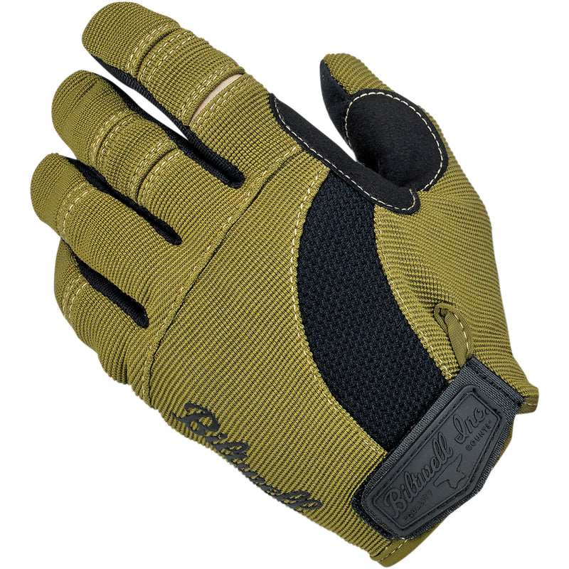 BILTWELL Moto Gloves Olive/Black