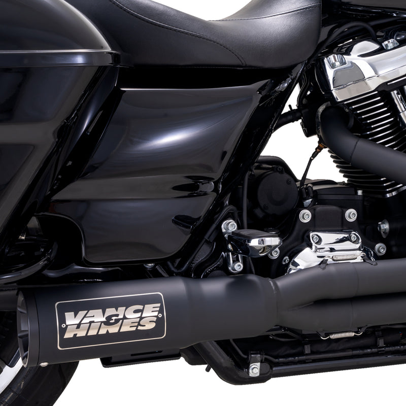 Vance & Hines Hi-Output 2-Into-1 Exhaust System - 47321-22 For Harley Touring 2017-2022