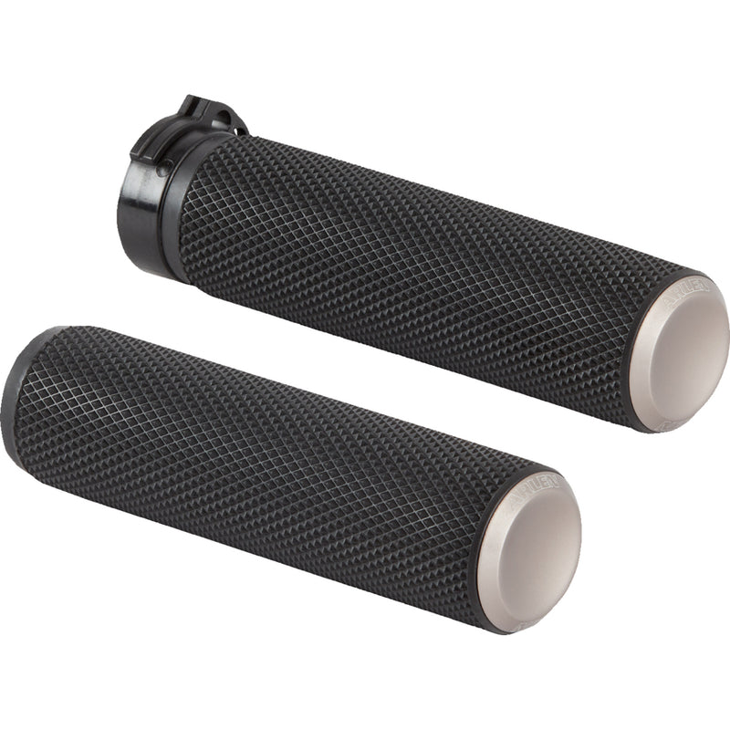 Arlen Ness Knurled Grips - 07-338 For Harley Motorcycles 1976-2022