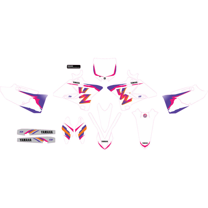 D'cor Visuals Graphic Kit - 20-50-332 Yamaha YZ 125 / YZ 250 2015-2021