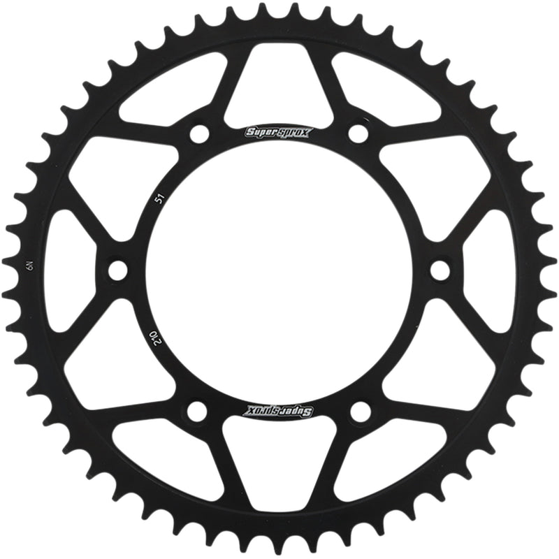 SUPERSPROX 1210-1888 RFE-210-51-BLK Steel Rear Sprocket 51 tooth