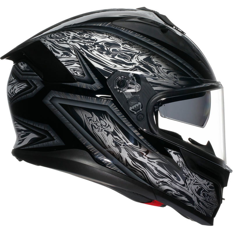 AGV K7 Damascus Helmet - Black/Silver