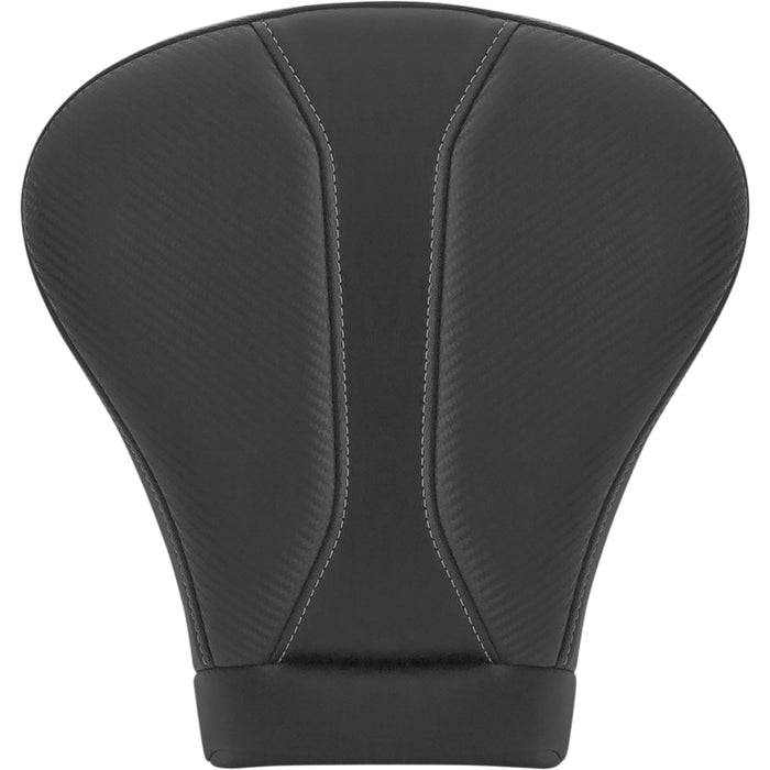 SADDLEMEN 0801-1330 808-07B-0142EXT Dominator Pillion Pad - Extended Reach/Touring - Black W/Gray Stitching