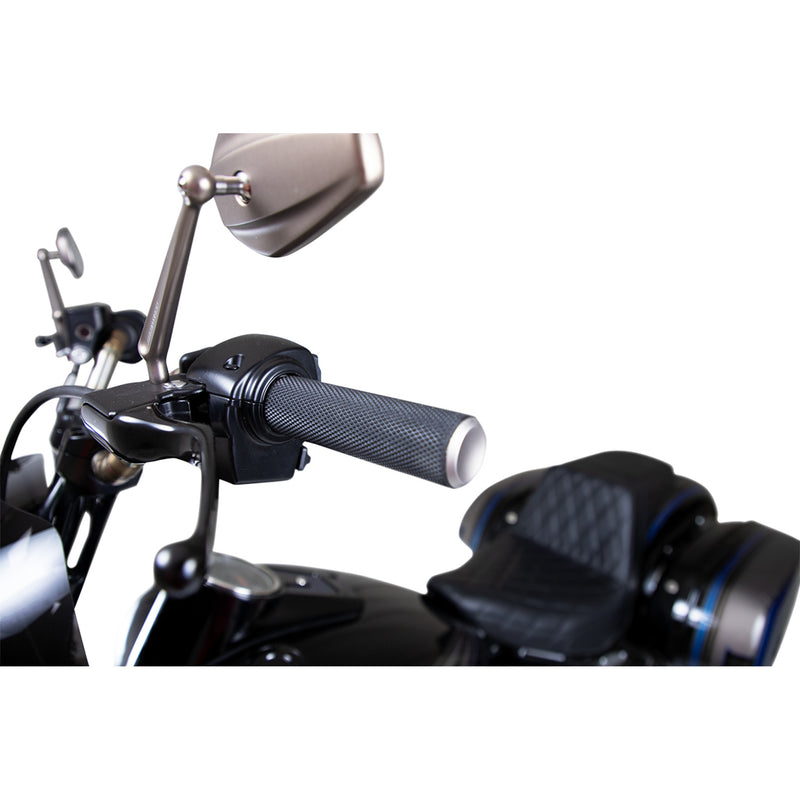 Arlen Ness Knurled Grips - 07-348 For Harley Motorcycles 2008-2025