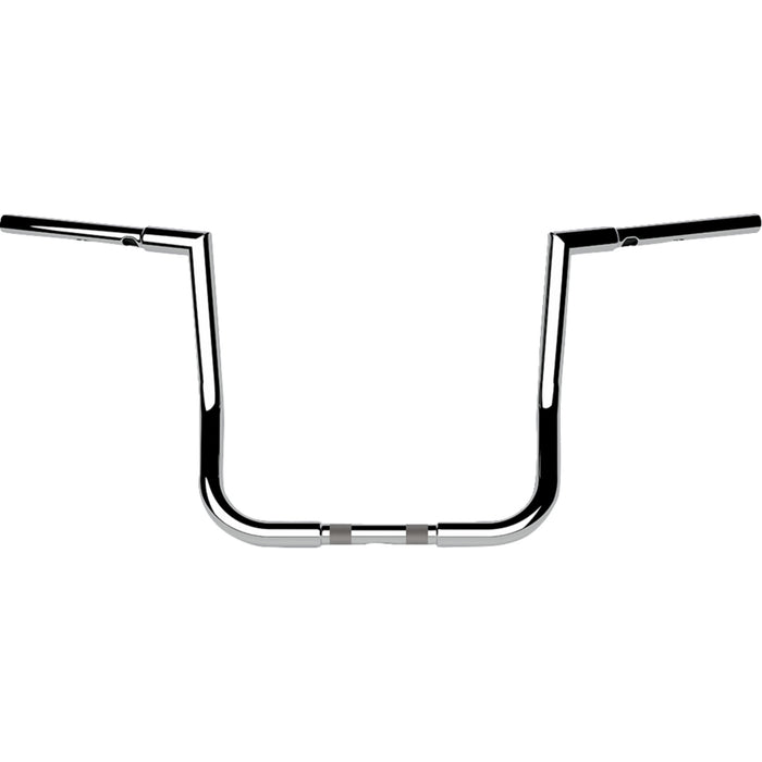 LA CHOPPERS 0601-6578 LA-7367-14 1-1/4" Twin Peaks Touring Handlebar - Bagger - 14" - Chrome