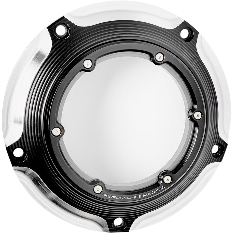 Performance Machine (pm) Derby Cover - 0177-2083M-BM For Harley Touring 2015-2021