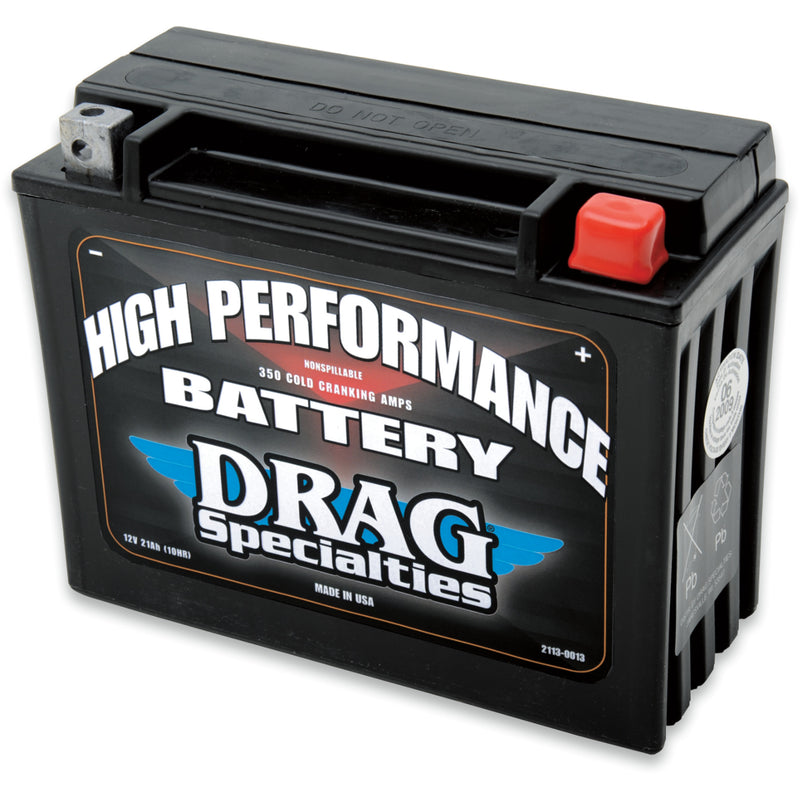 Drag Specialties YTX Battery - 2113-0013 For Harley Touring 1980-1996 | Ski-Doo Snowmobiles 1975-2001 | Honda Motorcycles 1975-2000