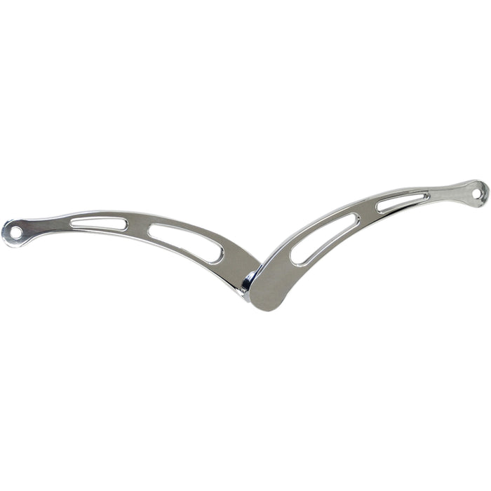 ACCUTRONIX 1602-0976 FLHT-SC Extended Shifter Lever Heel/Toe Shifter - Slotted - Chrome